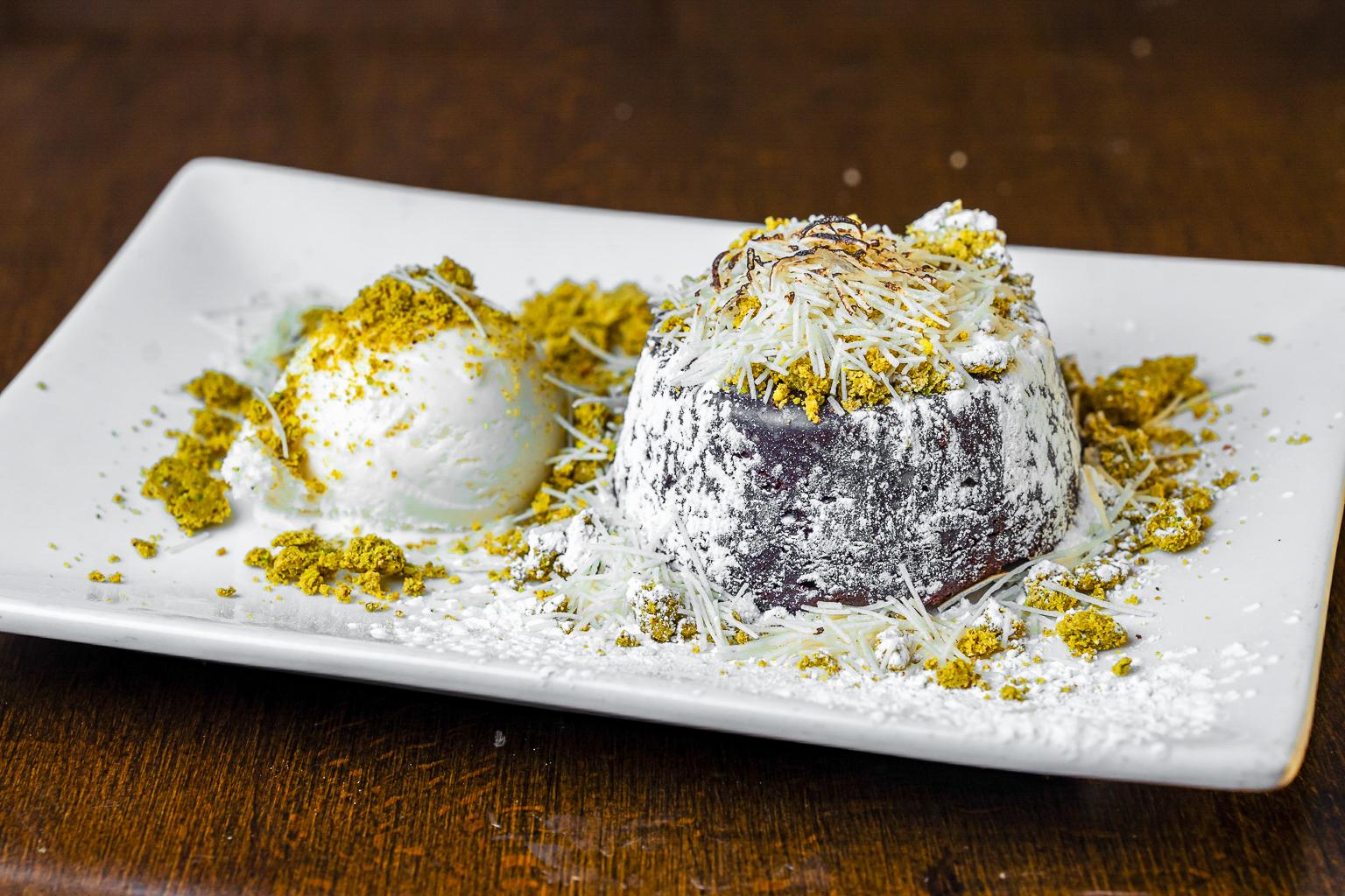 Dubai chocolate soufflé